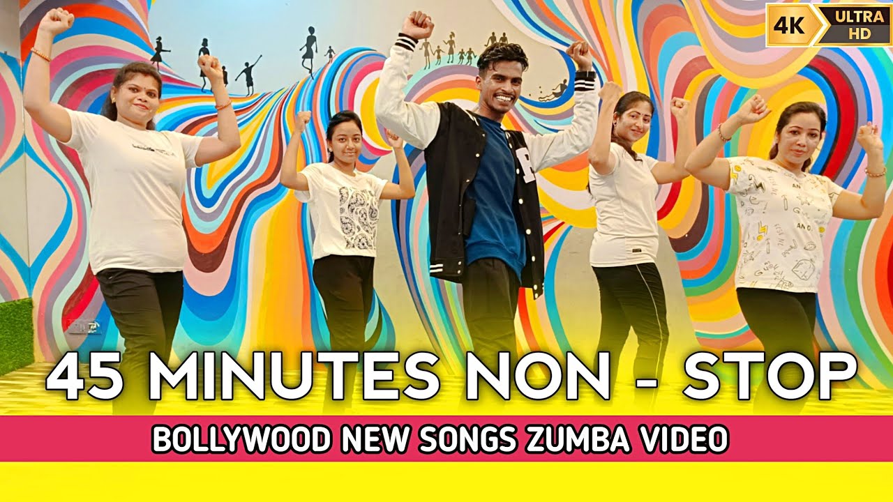 45 Minutes Non - Stop Bollywood Zumba | Zumba Video 2024 | Rahul Tandi