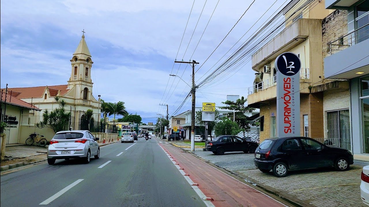 Tijucas SC..Passagem pelo centro..
