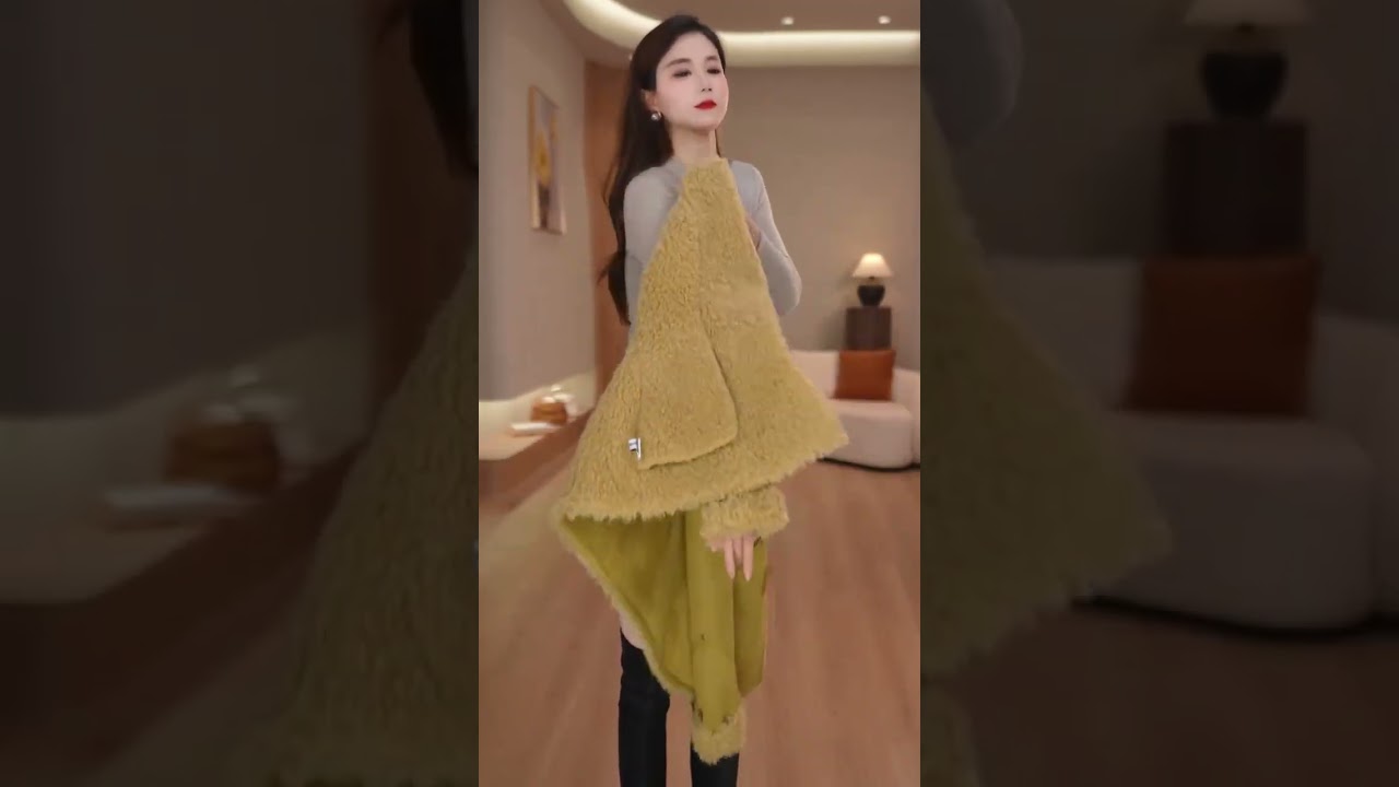 Women Knitted Sweater, Autumn and Winter Color Block Long Sleeve Tassel