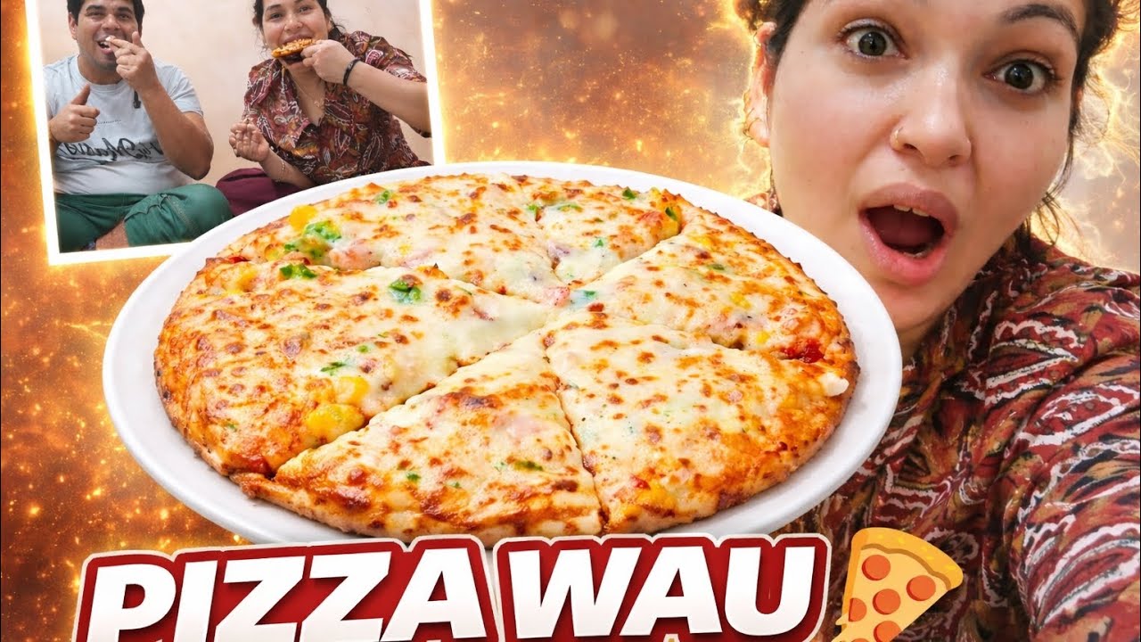 धेरै दिनपछि पिज्जा 🍕 खाँदै। 😋😉 Kanxeevlog 