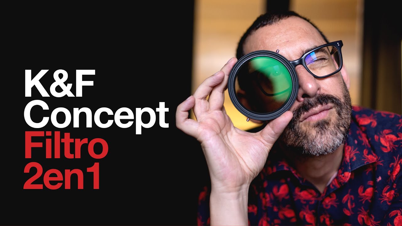FILTRO 2 en 1 K&F Concept. POLARIZADOR + ND 📸 Y Opinión sobre TRÍPODE ULTRA LIGERO.