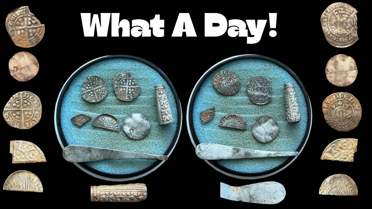 I Found Medieval Coins & Silver Artefacts | Metal Detecting Medieval Grounds In The Uk