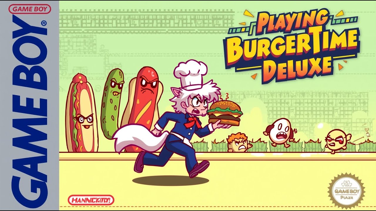 Burger Time! on the Gameboy 1991