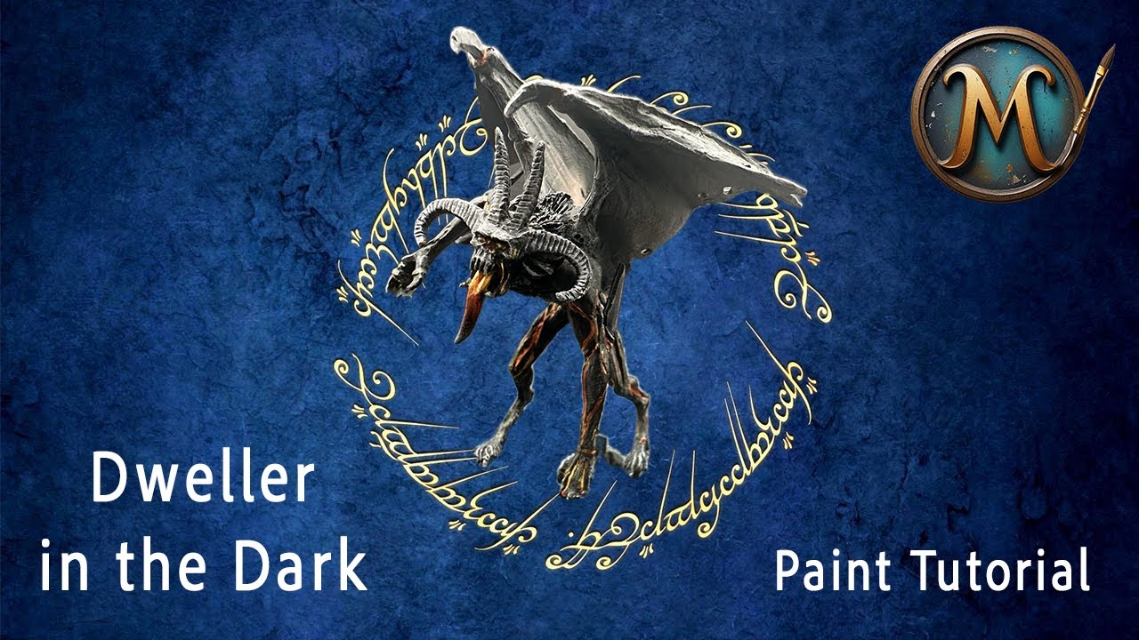 How to paint the Dweller in the Dark | Lord of the Rings MESBG painting tutorial