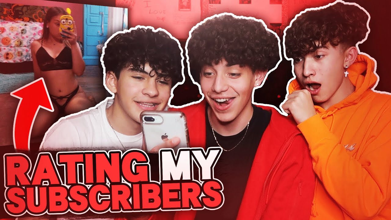 RATING MY SUBSCRIBERS 1-10 😍| Julian Barboza , Marc Gomez , Mathew Valenzuela