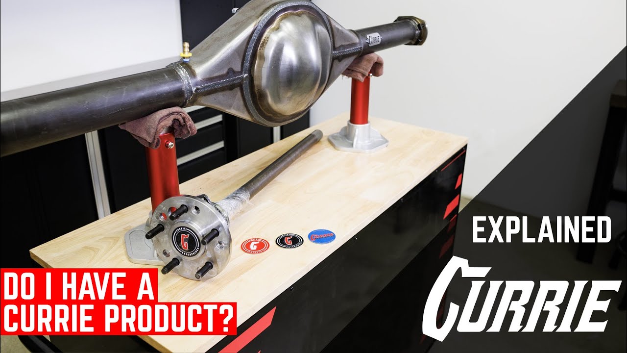 DO I HAVE A CURRIE REAREND, AXLE OR THIRD MEMBER? | EXPLAINED
