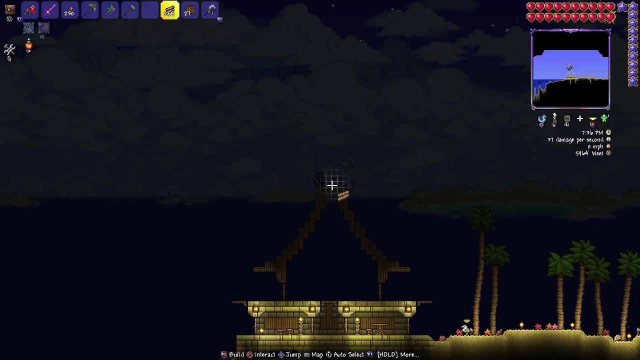 Fishing And Building¦ Terraria
