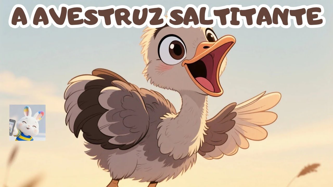 A AVESTRUZ SALTITANTE #fabulas  #históriasinfantis #infantil #históriainfantilparadormir #crianças