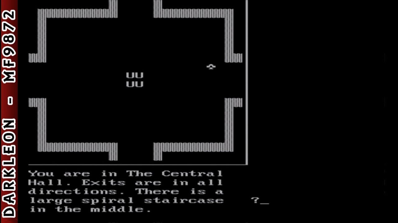 Castle Adventure &copy; 1984 Kevin Bales - PC DOS - Gameplay