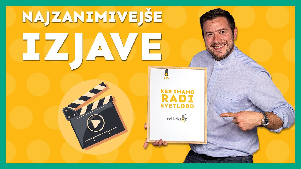 Izjave | Oddaja Reflektor | Radovedna vprašanja za Martina Goloba