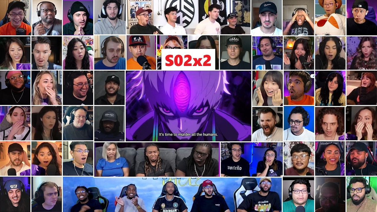 [60+ Reactors] DAN DA DAN Season 2 Episode 2 MEGA Reaction Mashup | DANDADAN Season 2 Episode 2 [4K]