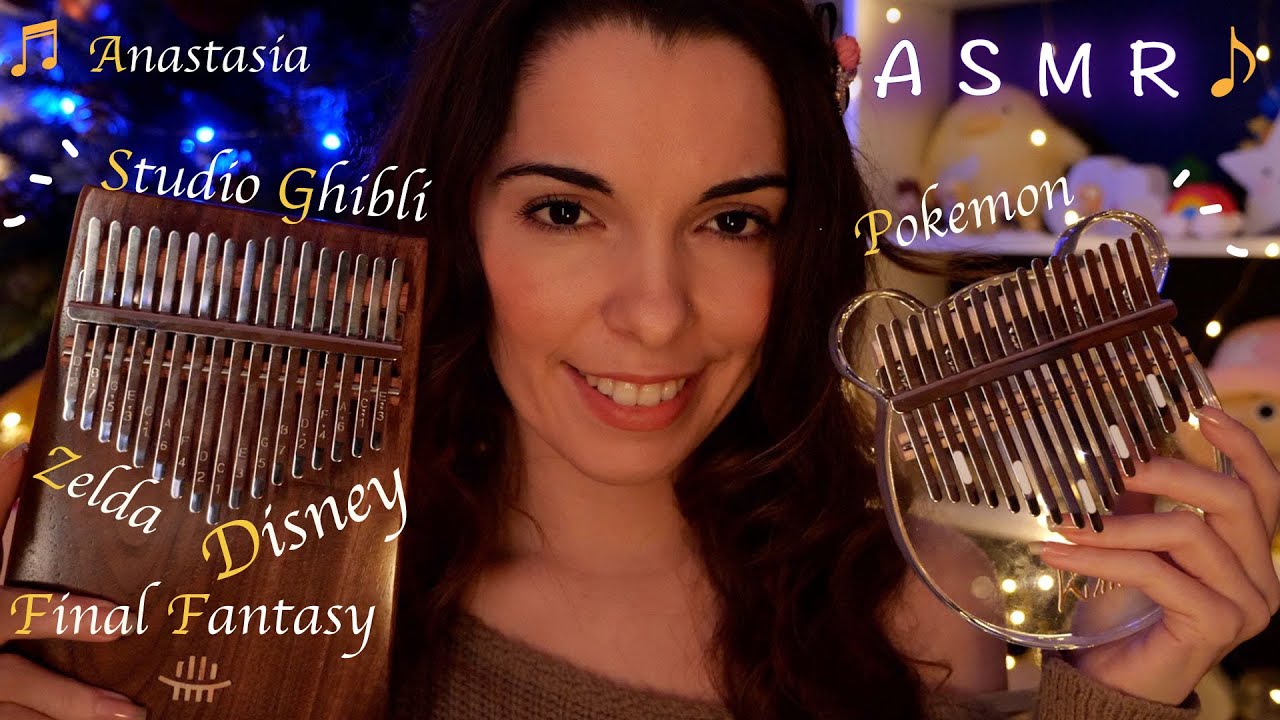 40min de KALIMBA en ASMR pour Dormir ~ Relaxing Music ~ Anastasia, Studio Ghibli, Zelda, FF7 Pokemon