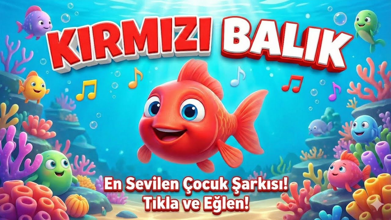 Kırmızı Balık | Çocuk Şarkısı | Çizgi Film | Bebek Şarkısı | TinyMelodi