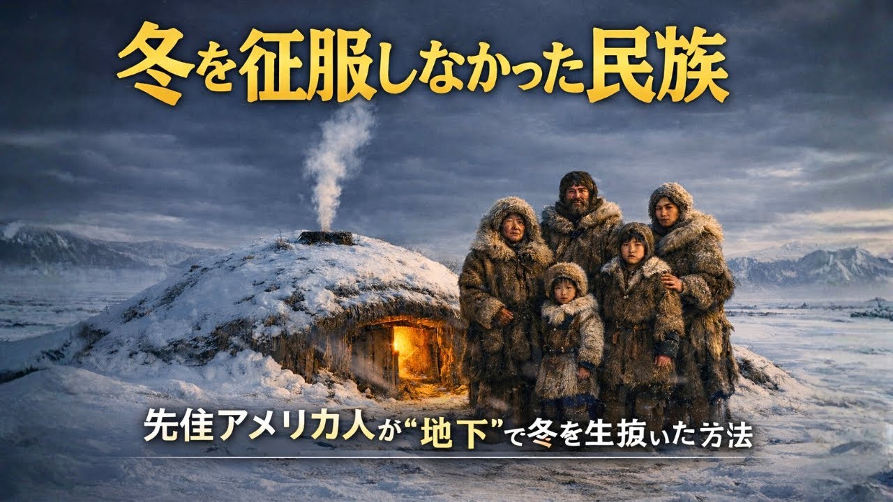 先住アメリカ人はなぜ“地下”に住んだのか？極寒を生き抜いた知恵