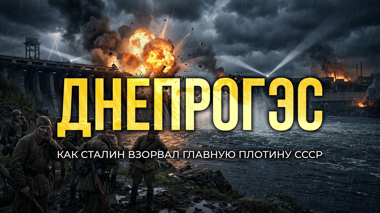 ДнепроГЭС - зачем СТАЛИН взорвал ГЛАВНУЮ стройку СССР в разгар ВОЙНЫ?