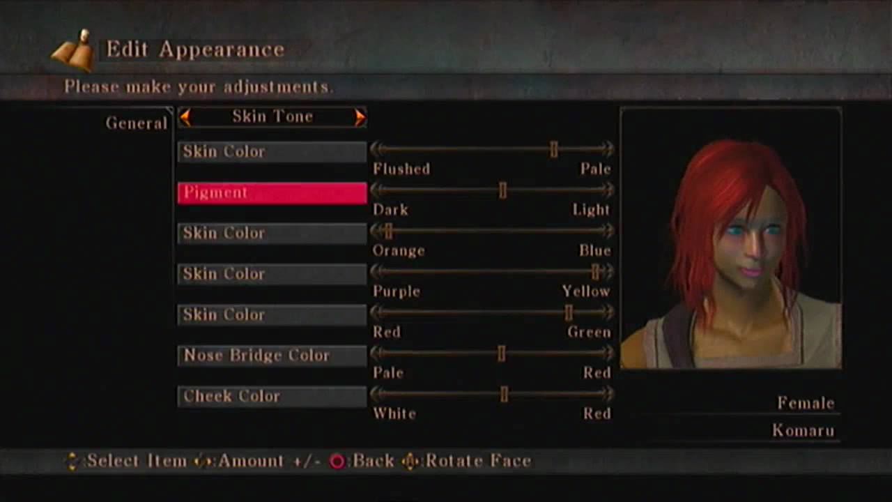 【PS3】 Demon's Souls - Character Creation