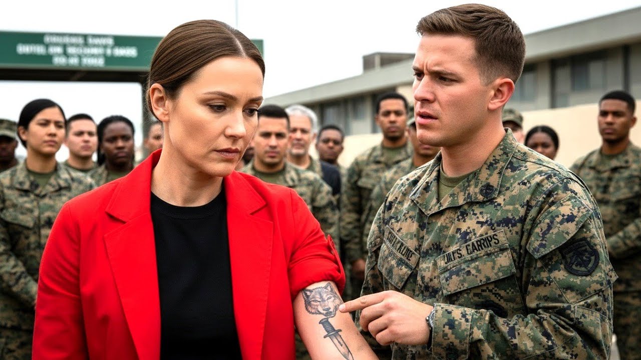 Przyszła na ukończenie studiów wnuka — aż dowódca USMC zobaczył jej tatuaż