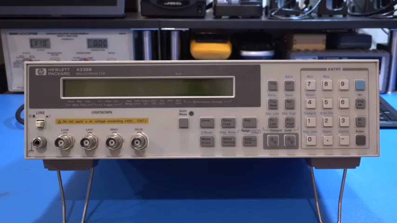 TSP #129 - Teardown, Repair and Analysis of an Agilent 4338B (10uΩ - 100kΩ) Milliohmmeter