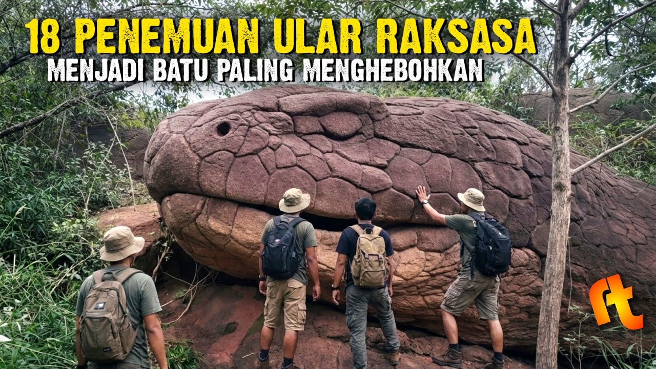 18 Penemuan Ular Raksasa Membatu ini Benar ada Di Dunia ⁉️