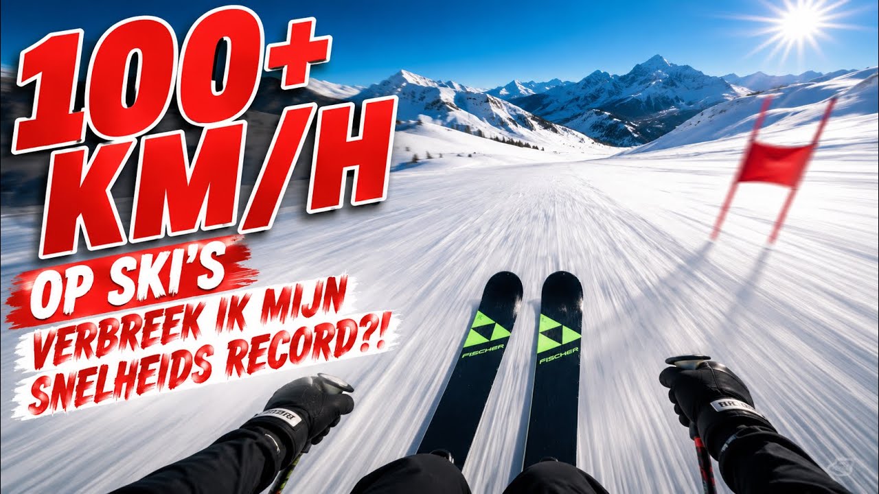 100+ km/h op ski’s 🚀 Breek ik EINDELIJK mijn record?! 