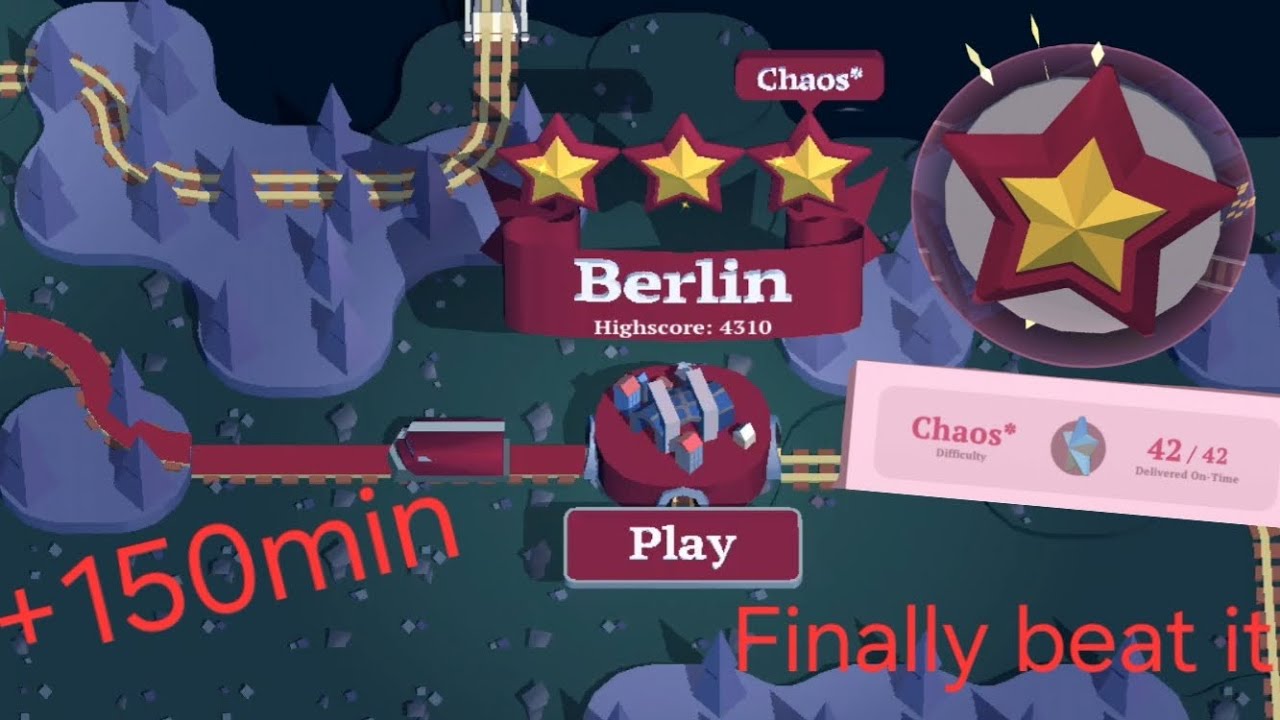 Finally beating Berlin in Train Conductor World