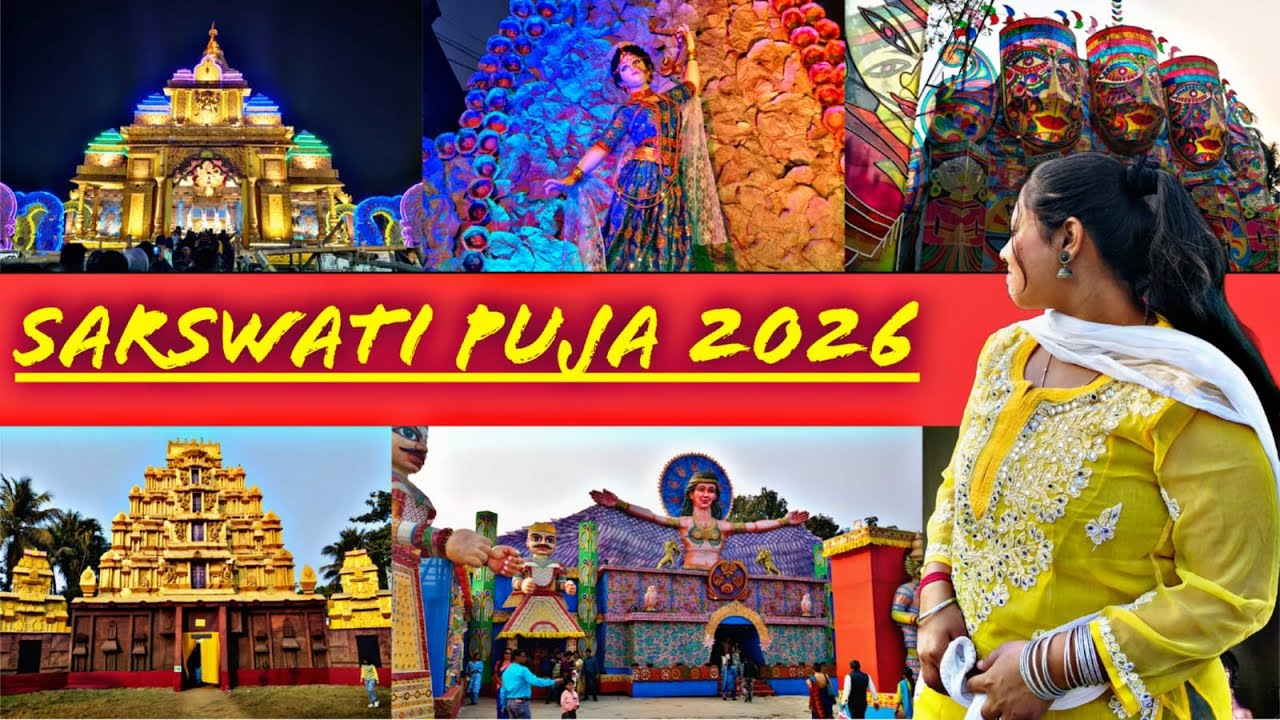 Top Saraswati Puja Pandel 2026 || Ambika Kalna