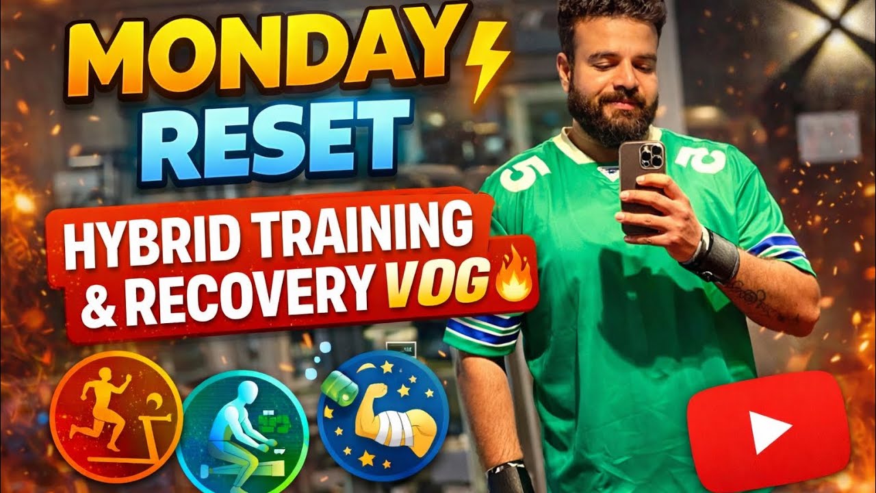 Monday Vlog | Hybrid Training & Recovery Day 💪