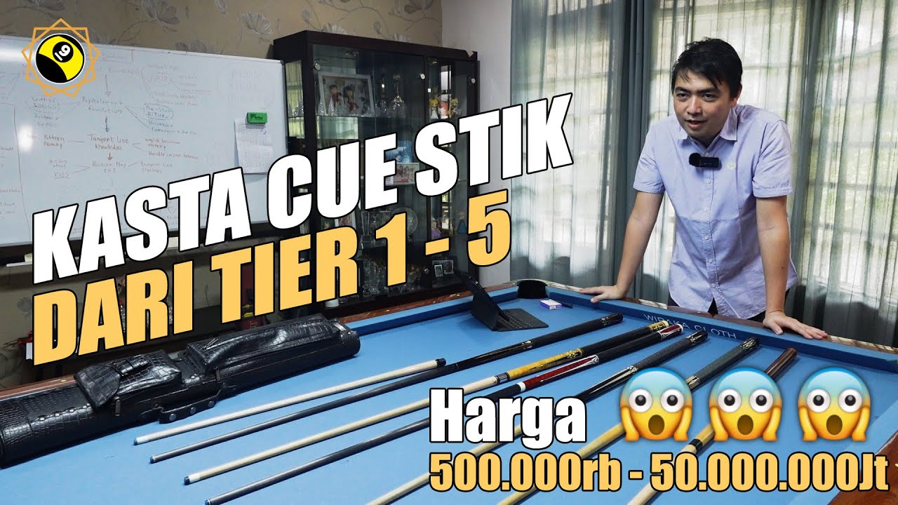 Kenalan stik billiard kelas 500 ribu sampai PULUHAN JUTA ??!!
