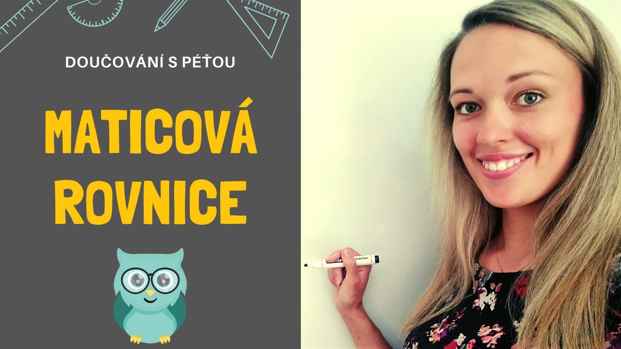 Maticová rovnice_řešený příklad