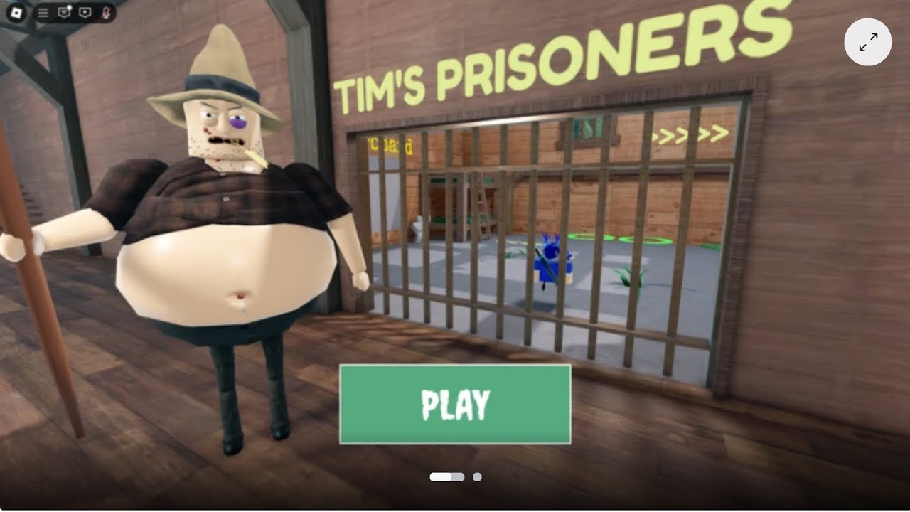 Today I am playing “ escape Tim’s farm Obby”￼