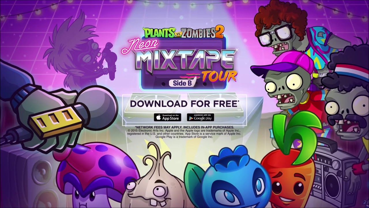Plants vs. Zombies 2 Music - Neon Mixtape Tour OST - 8-Bit Jam (Arcade Zombie) (Extended)