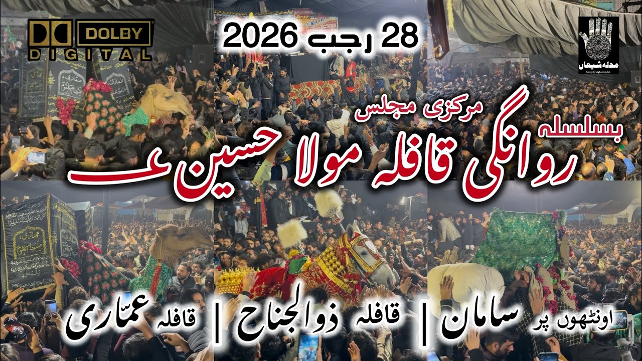 28 Rajab 2026 | Baramdagi Markazi Jaloos | Basilsila Rawangi Mola Hussain as | Imamia Colony 