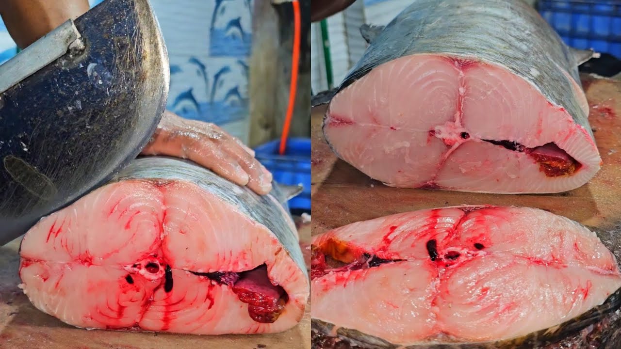 Seerfish surumi vanjaram neymeen ayakura cutting skills 