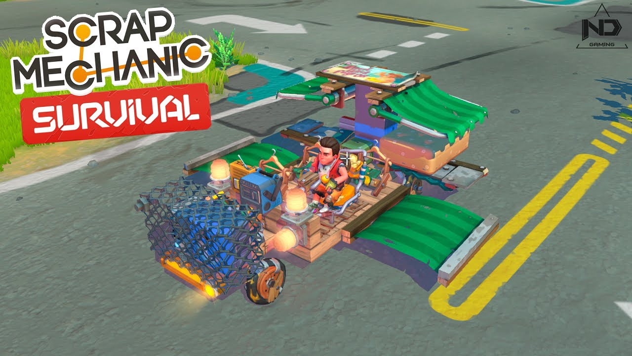 Scrap Mechanic Survival #2 - Chiếc Siêu Xe Đầu Tiên Mình Chế Tạo