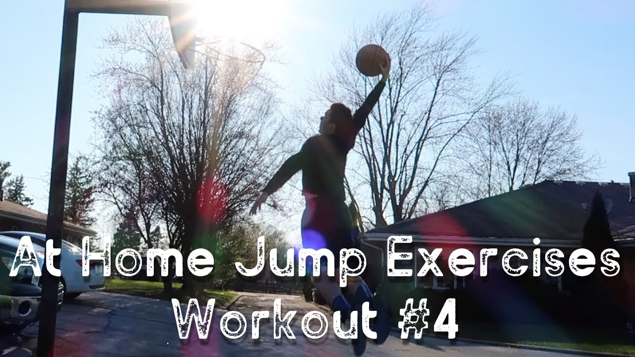 5'7 Dunker - Two Best at Home Jump Exercises! (no equipment needed) Workout #4