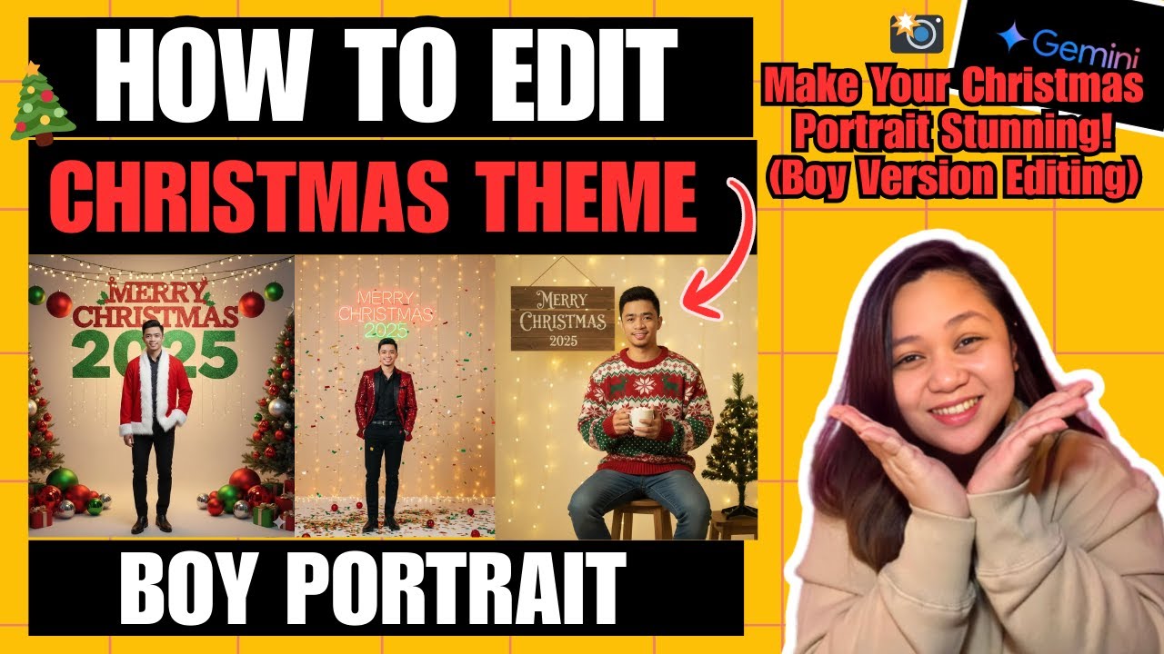 HOW TO EDIT CHRISTMAS THEME BOY VERSION? | Sarah Jane Semic