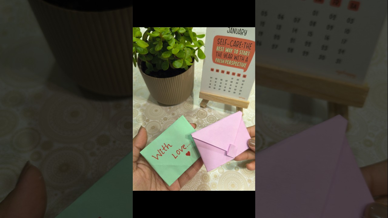 Mini envelope from craft paper 💌 