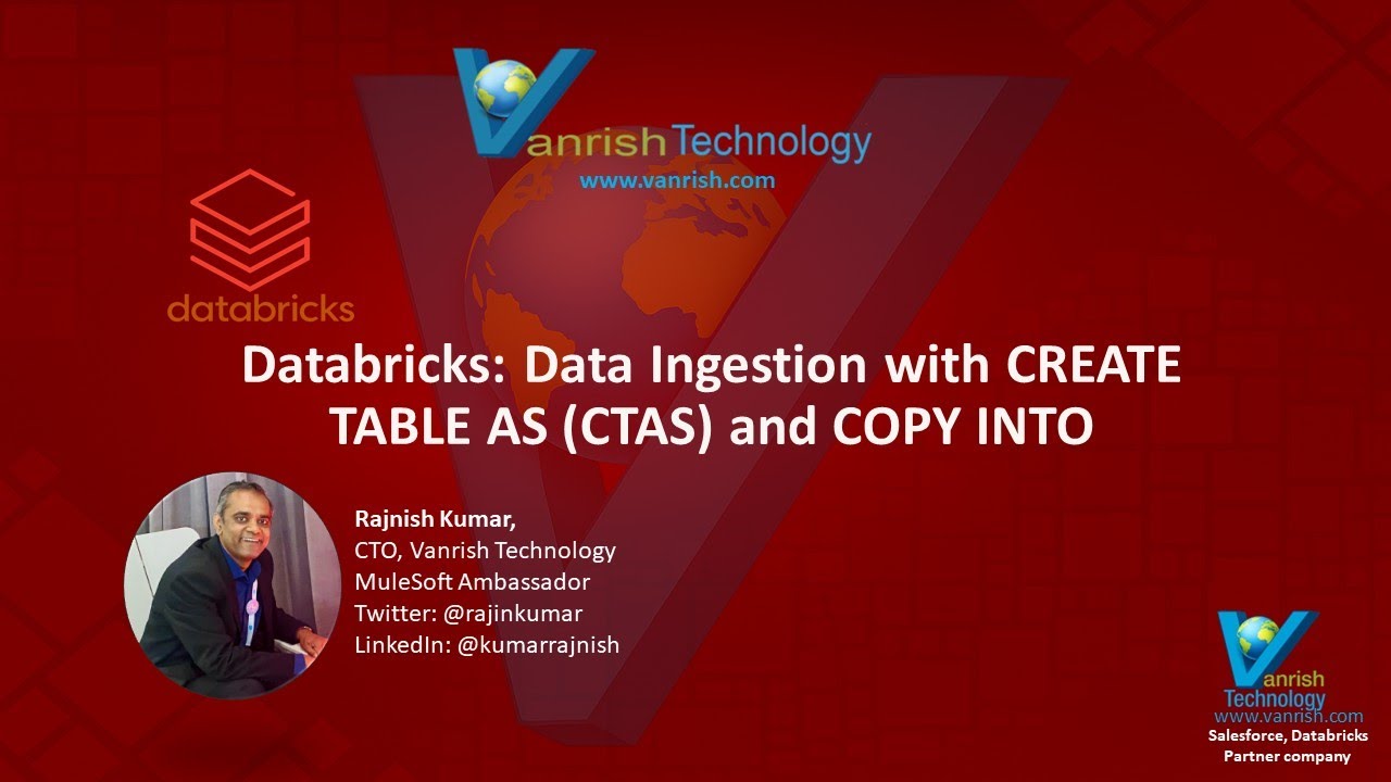 Databricks: Data Ingestion with CREATE TABLE AS (CTAS) and COPY INTO