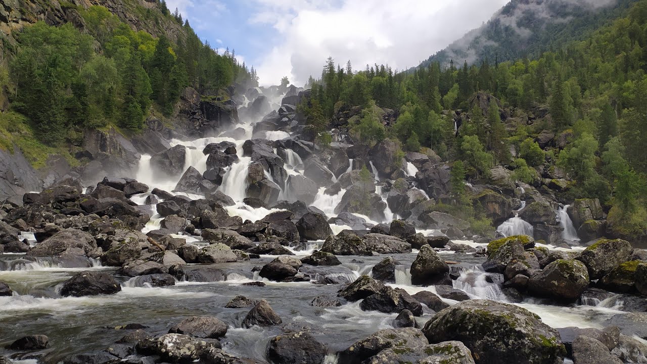 Алтай. переправа из Иогача. Чулышман. Каменные грибы. Водопад Учар. Июль 2020.