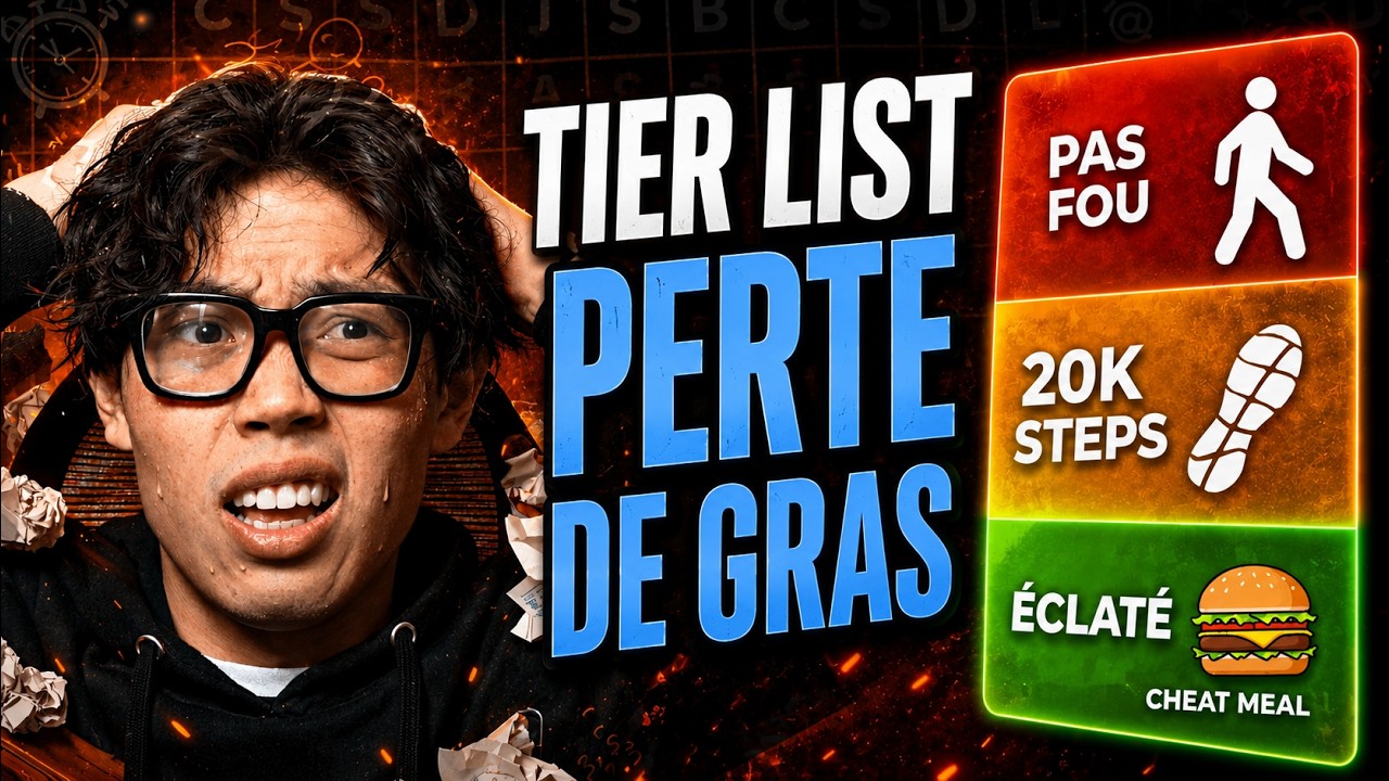 Les conseils MASTERCLASS ou ÉCLATÉ en perte de gras (Tierlist)