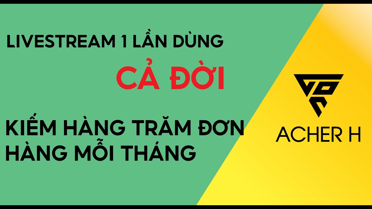 LIVESTREAM SHOPEE MỘT LẦN DÙNG CẢ ĐỜI | CÁCH PHÁT LẠI LIVESTREAM SHOPEE KIẾM HÀNG TRĂM ĐƠN MỖI THÁNG