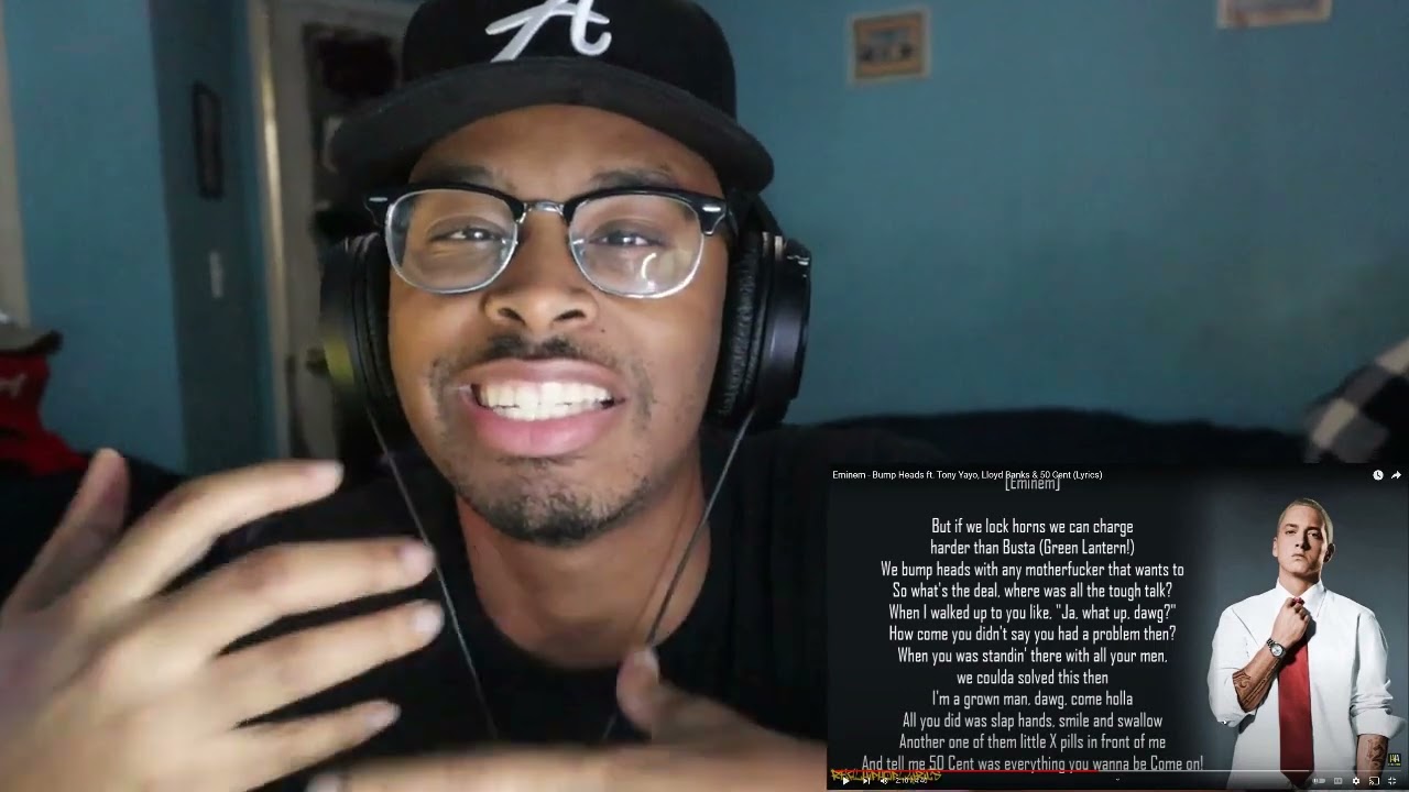Eminem - Bump Heads ft. Tony Yayo, Lloyd Banks & 50 Cent (Lyrics) | Reaction