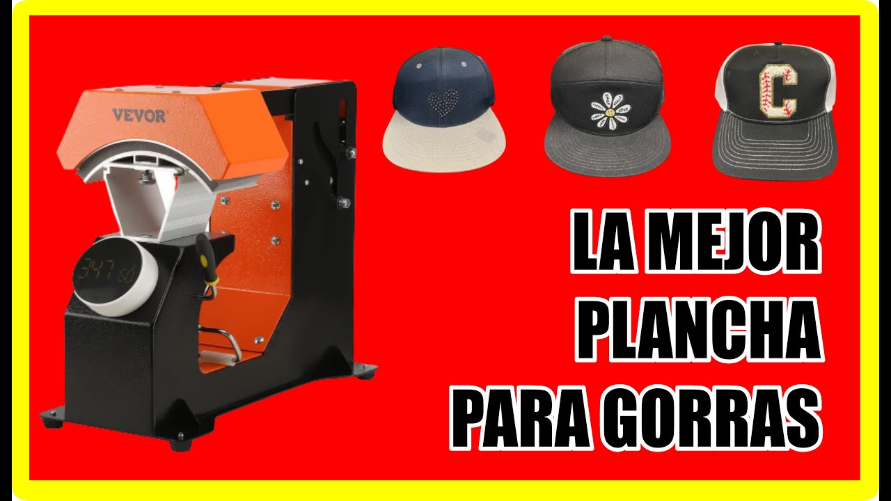 La Mejor plancha para gorras que he usado -  VEVOR AUTOMATIC HEATPRESS - Best hat heatpress ever