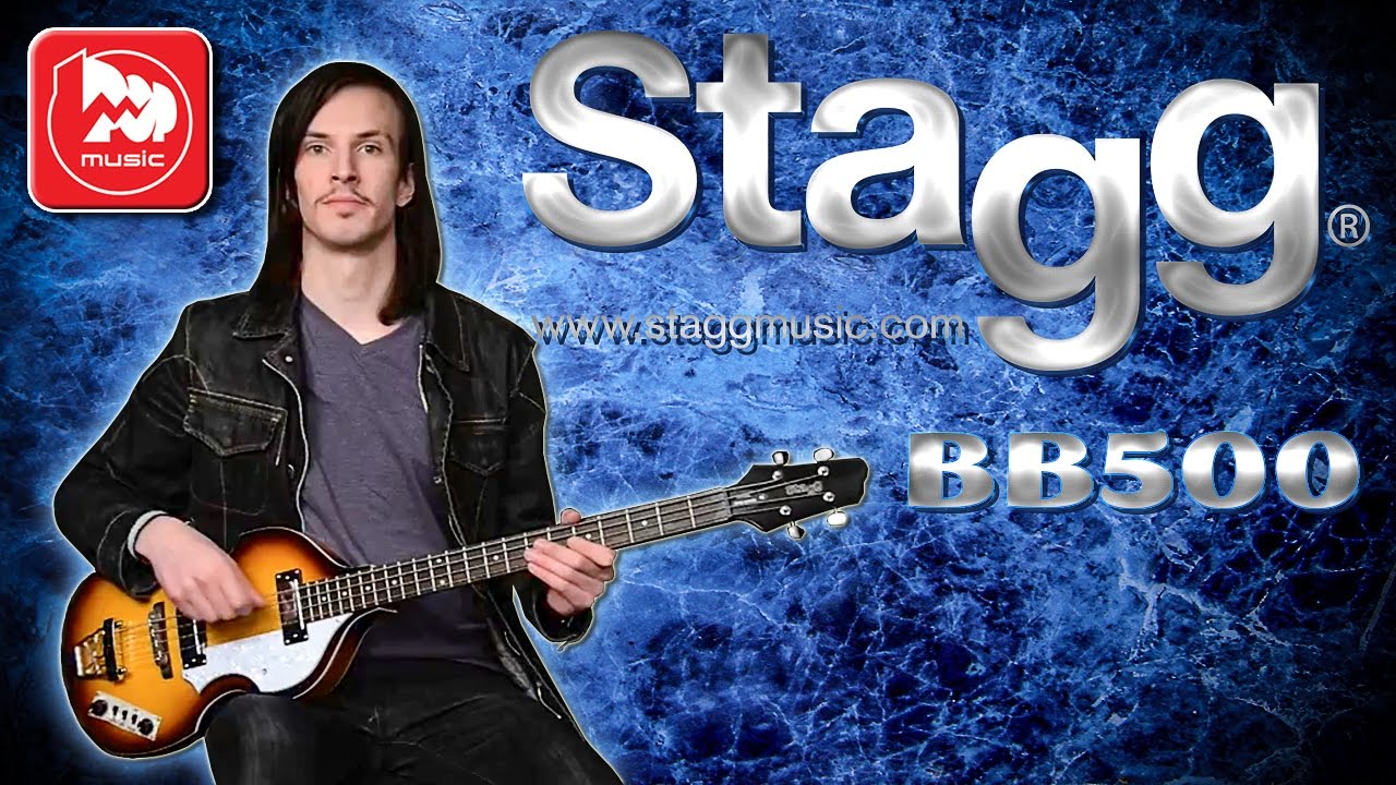 STAGG BB500 - винтажная бас-гитара типа HOFNER (как у Пола Маккартни)