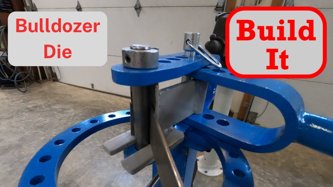 DIY Bulldozer Die for a Compact Bender with Free Download of Weldment Drawing