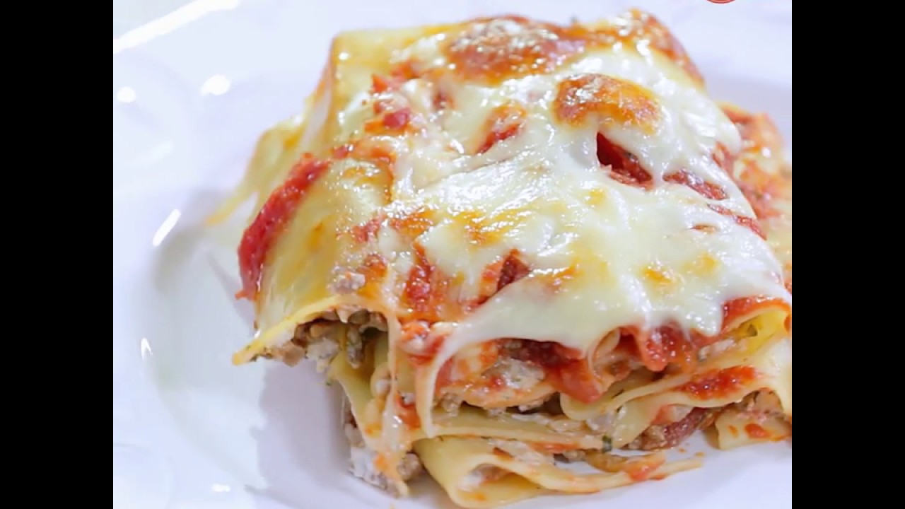 Beef and Ricotta Lasagna Rolls