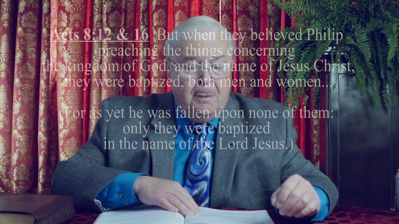 The Significance of Water Baptism In Jesus Name To the  Believer