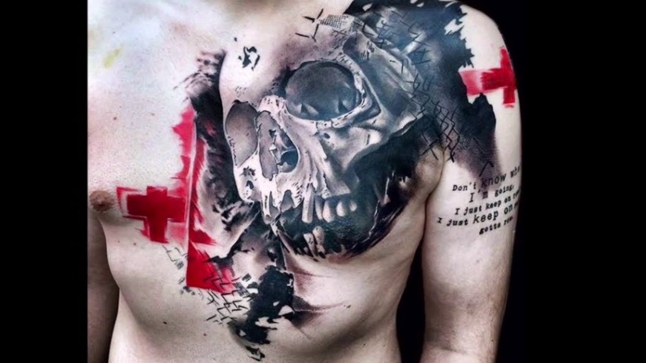 Top 50 Best Trash Polka Tattoos