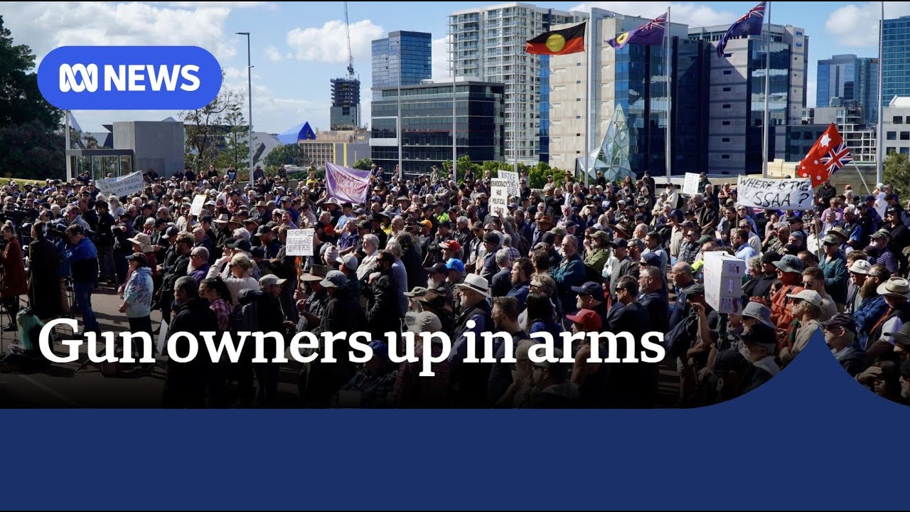 WA gun owners protest regulations as police minister issues warning before vote | ABC News