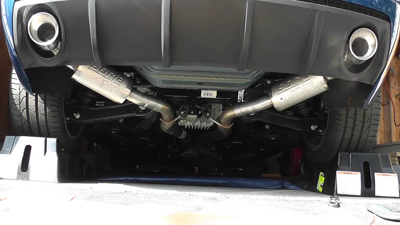 2010 Camaro SS Exhaust with Borla Atak Axleback